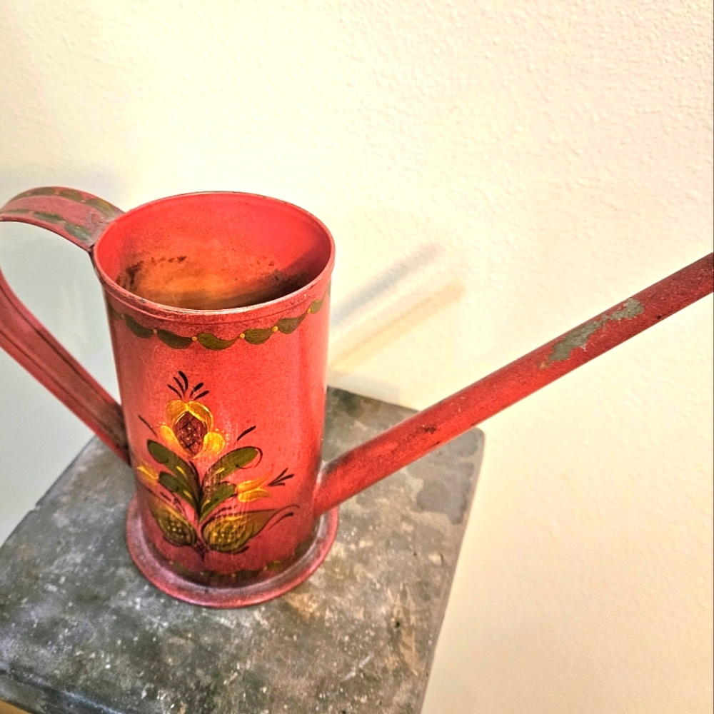 Watering Can Vintage Tolewear - Picture 2 of 8